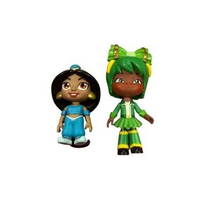 Disney Doorables Let's Go / Academy‎ Figures - Jasmine & Minty Zaki
